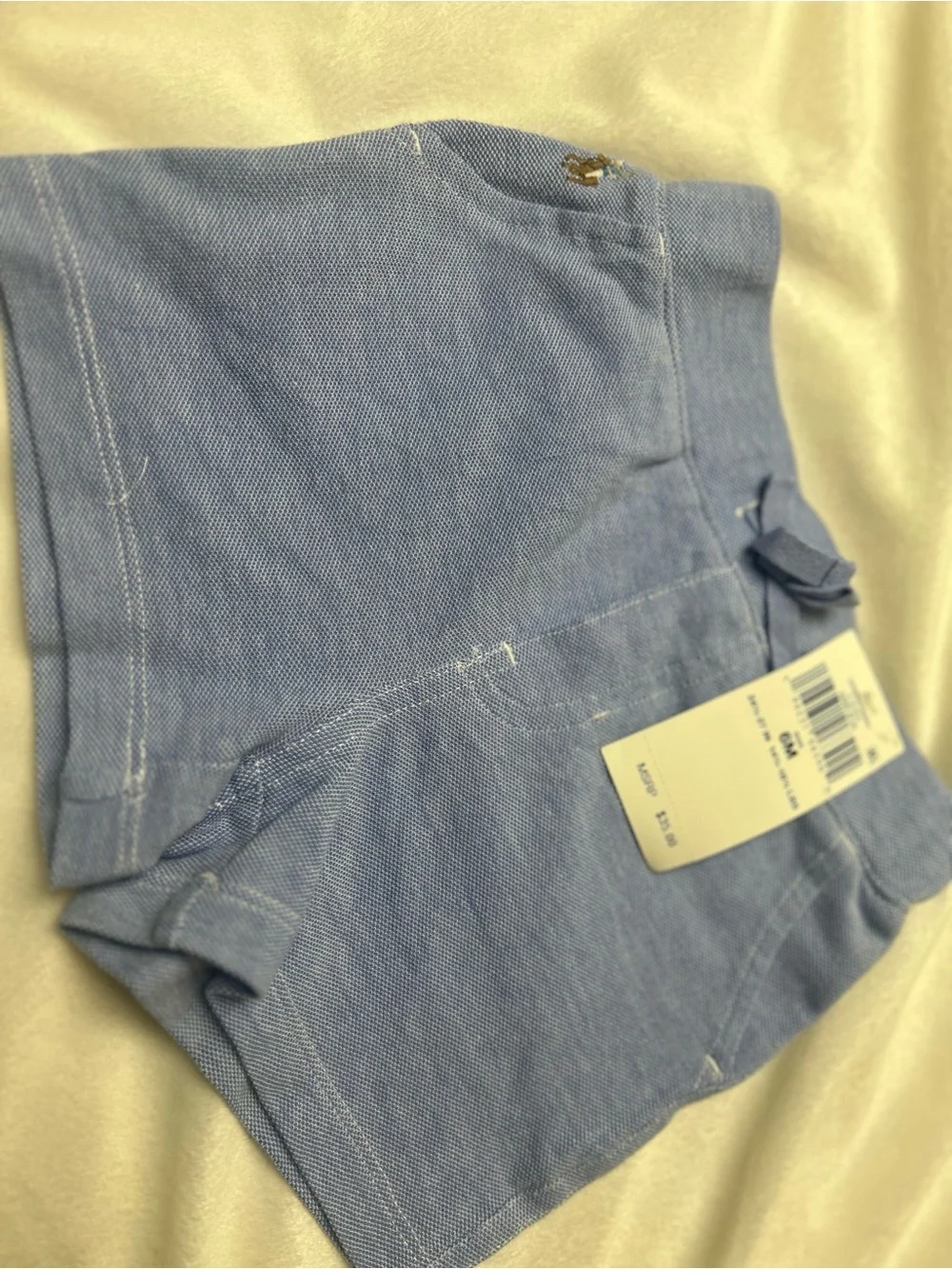 Ralph Lauren Baby Knit Shorts in Light Blue Sz 6 months NWT